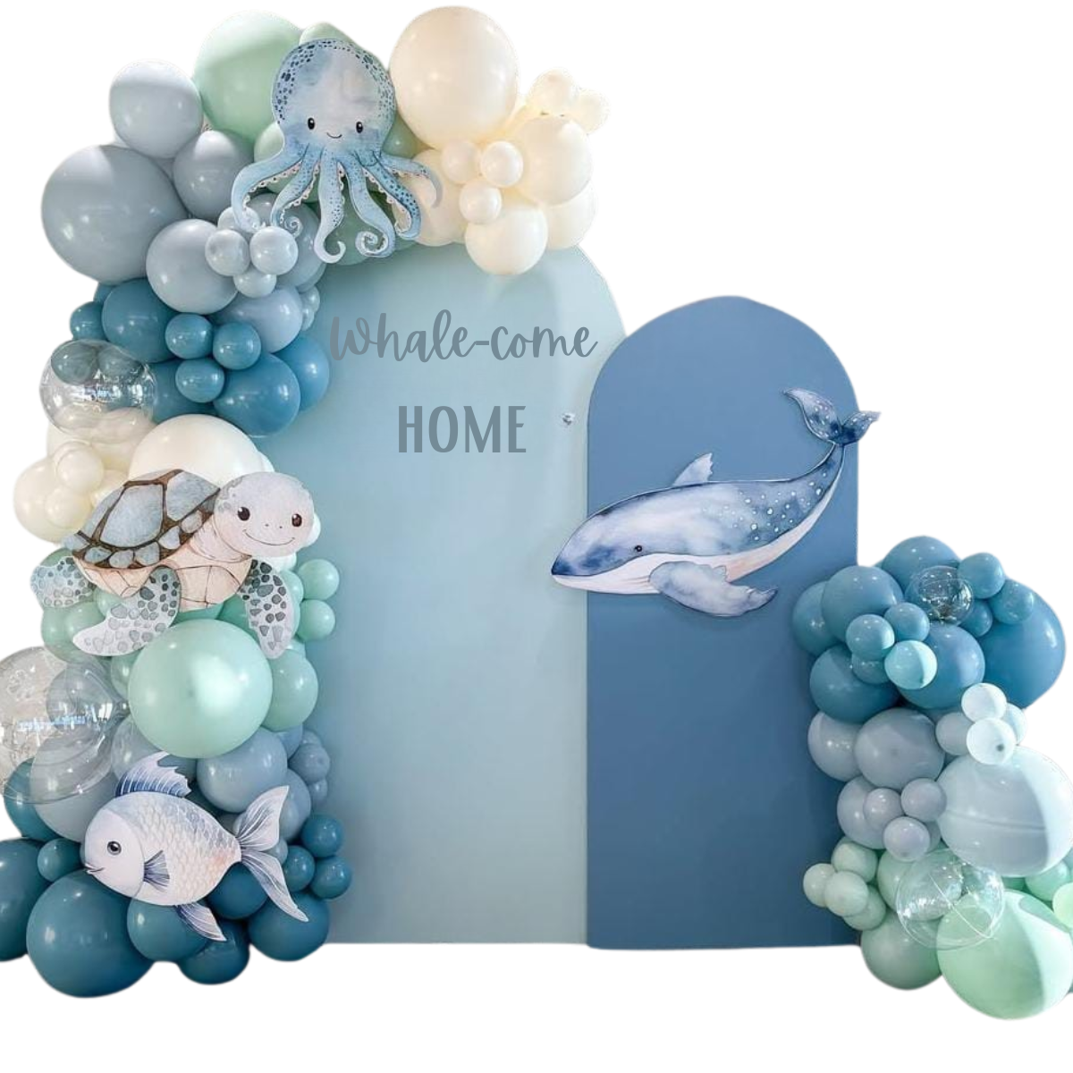 BABY BLUE- WELCOME DECOR